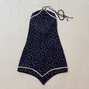 Staud Megan Linen Minidress